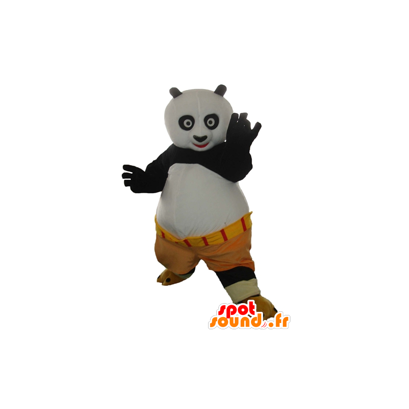 Mascotte de Po, le célèbre panda du dessin animé Kung Fu Panda - MASFR23787 - Mascottes Personnages célèbres
