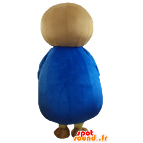 Groothandel Mascot blauwe en witte vogel met een vliegende helm - MASFR23788 - Mascot vogels