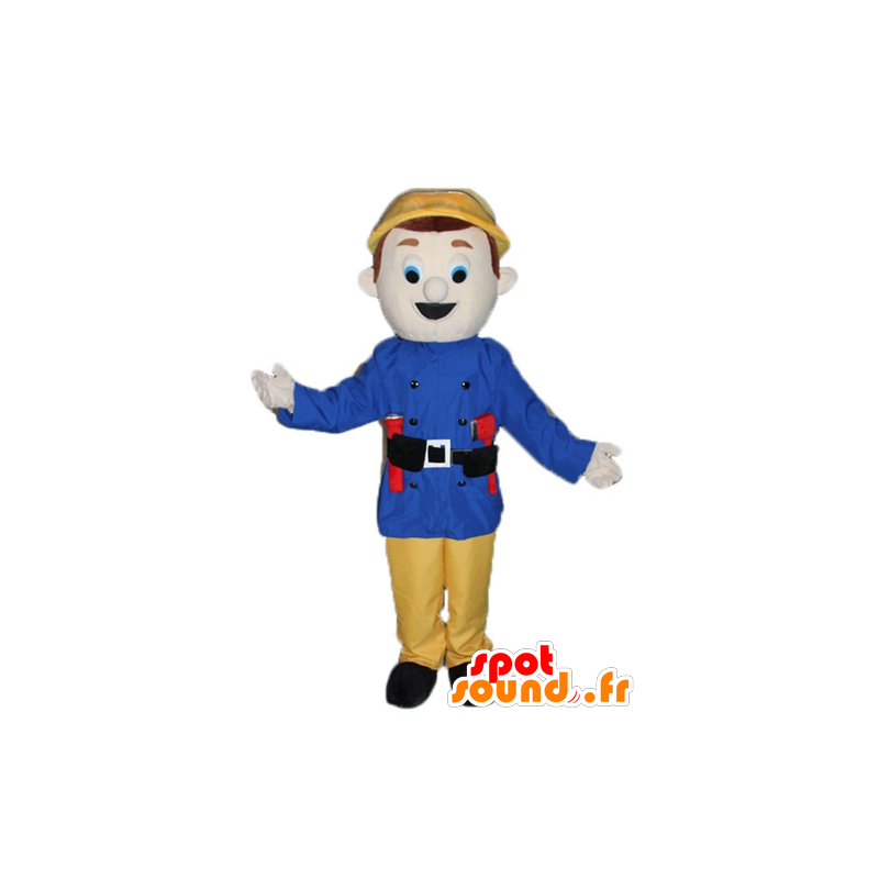 Mascotte d'homme, de gardien, de pompier - MASFR23792 - Mascottes Homme