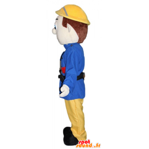 Mascot man, wacht, brandweerman - MASFR23792 - man Mascottes