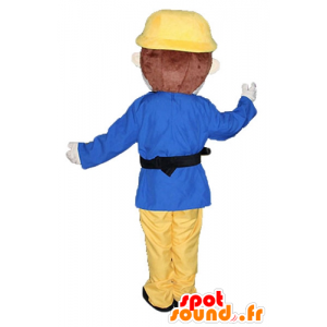 Mascot Mann, Wachmann, Feuerwehrmann - MASFR23792 - Menschliche Maskottchen