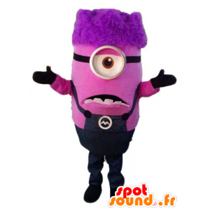 Mascot Pink Minion, karakter af Mig, grim og grim - Spotsound