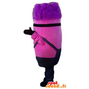 Mascot Pink Minion, karakter Me Despicable - MASFR23797 - Celebrities Mascottes
