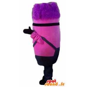 Mascot Pink Minion, karakter Me Despicable - MASFR23797 - kjendiser Maskoter