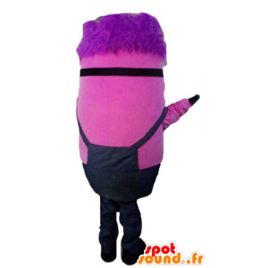 Maskot Pink Minion, znak Me Despicable - MASFR23797 - Celebrity Maskoti