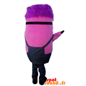 Mascot Pink Minion, merkki Me Despicable - MASFR23797 - julkkikset Maskotteja