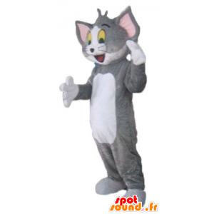 Tom mascotte, de beroemde grijze en witte kat Looney Tunes - MASFR23802 - Mascottes Tom and Jerry