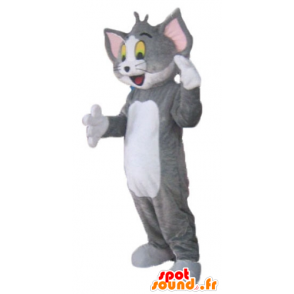 Tom mascote, o famoso gato cinzento e branco Looney Tunes - MASFR23802 - Mascottes Tom and Jerry