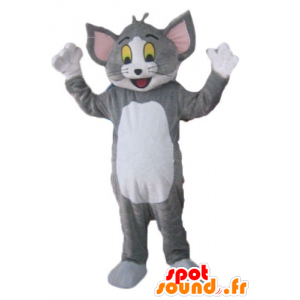 Tom mascotte, il famoso gatto grigio e bianco Looney Tunes - MASFR23802 - Mascotte Tom e Jerry