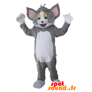 Tom mascote, o famoso gato cinzento e branco Looney Tunes - MASFR23802 - Mascottes Tom and Jerry