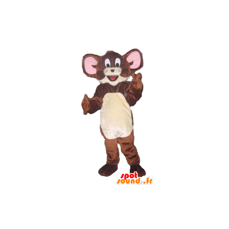 Jerry maskot, slavný hnědá myš Looney Tunes - MASFR23803 - Mascottes Tom and Jerry