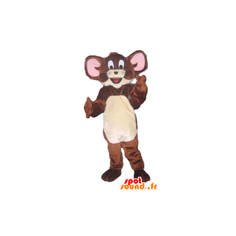 Jerry-Maskottchen, die berühmte braune Maus Looney Tunes - MASFR23803 - Maskottchen Tom und Jerry