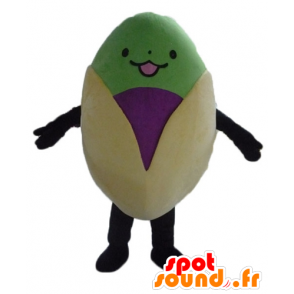 Mascot reus pistache, beige, groen en violet - MASFR23814 - Fast Food Mascottes