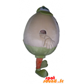 Mascotte giant egg, cheerful and jovial - MASFR23815 - Food mascot