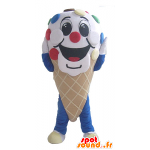 Cone mascot giant ice with Smarties - MASFR23822 - Fast food mascots