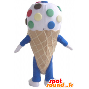 Cone Mascot gigant lód z Smarties - MASFR23822 - Fast Food Maskotki