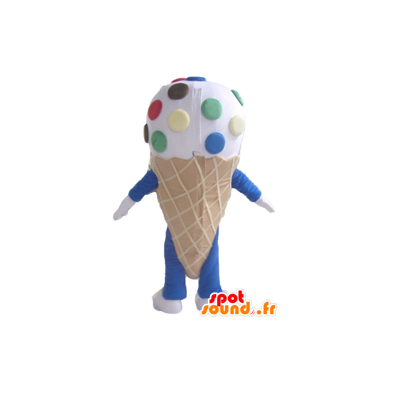 Mascotte de de glace géant, avec des Smarties dans Mascottes