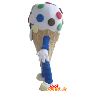 Cono mascota de hielo gigante con Smarties - MASFR23822 - Mascotas de comida rápida