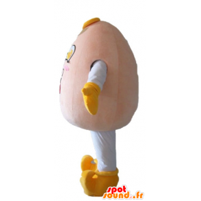 Mascotte giant egg, cheerful and jovial - MASFR23823 - Food mascot