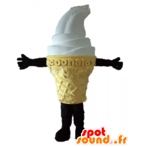 παγωτό κώνου μασκότ Mc Donald «s - MASFR23830 - Fast Food Μασκότ
