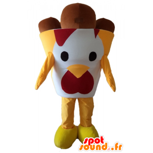 Ice cream cone mascot, chocolate candy - MASFR23832 - Fast food mascots