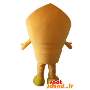 Mascotte de cornet de glace, de bonbons en chocolat - MASFR23832 - Mascottes Fast-Food