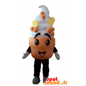 Mascot Eis, Eistüte - MASFR23833 - Fast-Food-Maskottchen