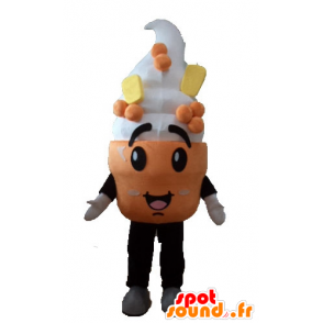 Mascot sorvete, cone de gelado - MASFR23833 - Rápido Mascotes Food