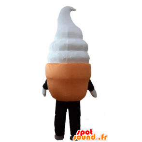 Mascot Eis, Eistüte - MASFR23833 - Fast-Food-Maskottchen