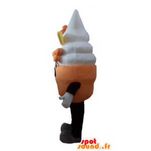 Mascot sorvete, cone de gelado - MASFR23833 - Rápido Mascotes Food
