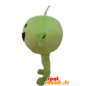 Ervilhas mascote, frutas, vegetais verdes, muito sorridente - MASFR23847 - Mascotes de frutas e legumes