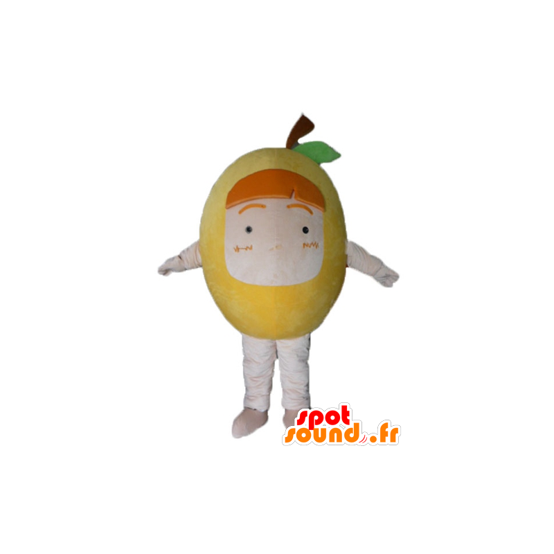 Lemon mascot, a giant pear - MASFR23852 - Fruit mascot