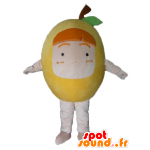 Mascotte di limone, una pera gigante - MASFR23852 - Mascotte di frutta