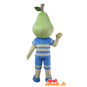 Jongen mascotte met een peervormige head - MASFR23856 - Mascottes Boys and Girls