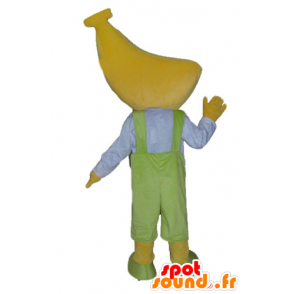 Jungen-Maskottchen mit einem bananenförmigen Kopf - MASFR23858 - Obst-Maskottchen