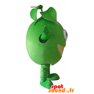 Lime mascote, muito engraçado e sorrindo - MASFR23860 - frutas Mascot