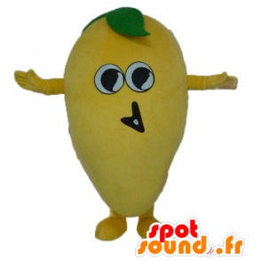 E divertente gigante mascotte limone - MASFR23867 - Mascotte di frutta