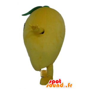 And funny giant lemon mascot - MASFR23867 - Fruit mascot