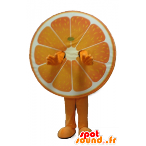 Kæmpe orange maskot, citrus - Spotsound maskot kostume