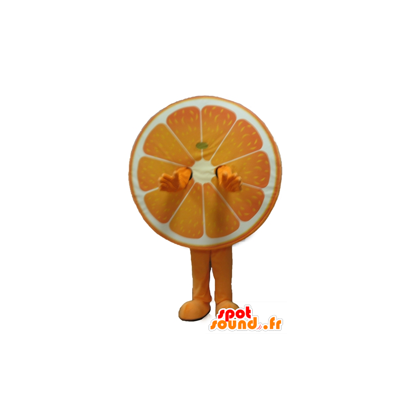 Giant πορτοκαλί μασκότ, τα εσπεριδοειδή - MASFR23875 - φρούτων μασκότ