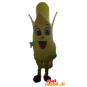 Giant banana gialla mascotte - MASFR23881 - Mascotte di frutta