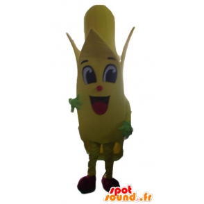 Giant yellow banana mascot - MASFR23881 - Fruit mascot