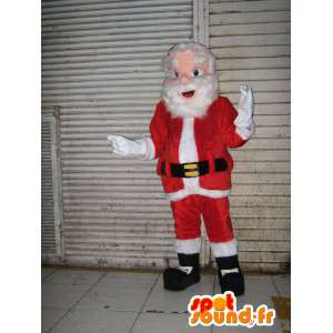 Jätte Santa Claus maskot. Santa Claus kostym - Spotsound maskot