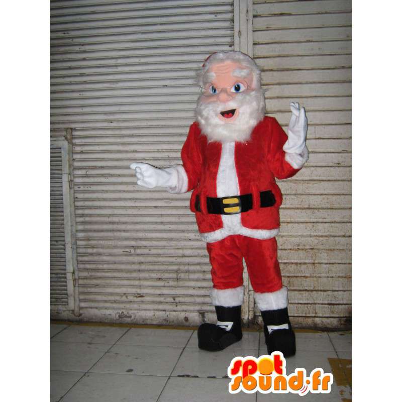 Mascotte Giganti Babbo Natale. Babbo Natale in costume - MASFR006568 - Mascotte di Natale