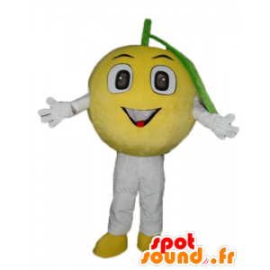 Limão mascote, todo e bonito - MASFR23886 - frutas Mascot