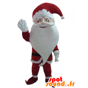 Maskot Santa Claus, oblečený v tradičním oděvu - MASFR23897 - Vánoční Maskoti