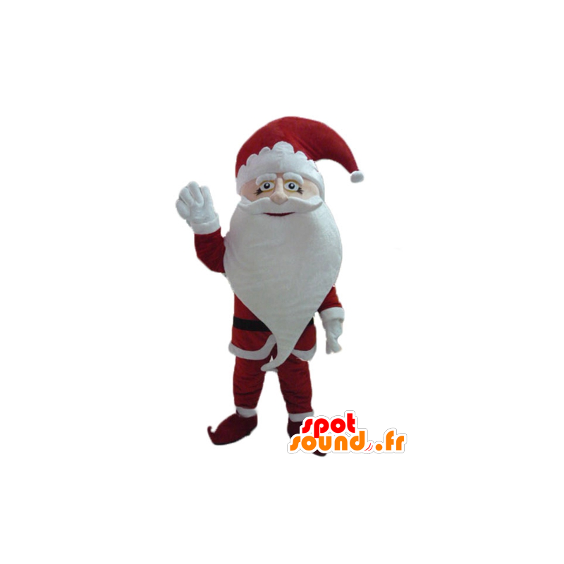 Mascotte di Babbo Natale, vestito in abiti tradizionali - MASFR23897 - Mascotte di Natale