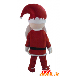 Mascot Joulupukki, pukeutunut perinteisessä asussa - MASFR23897 - joulun Maskotteja