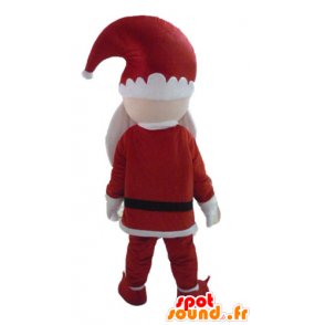 Mascot Papai Noel, vestido em trajes tradicionais - MASFR23897 - Mascotes Natal