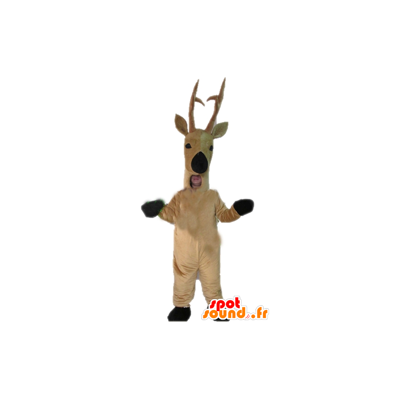 Mascot Rehe, Hirsche, Rentiere braun - MASFR23911 - Maskottchen Hirsch und DOE